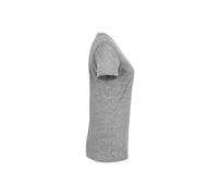 Hakro Damen V-Shirt Classic - Grau meliert , S (EU)