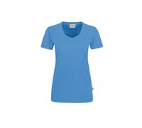 Hakro Damen V-Shirt Mikralinar® 0181041012 malibublau 6XL