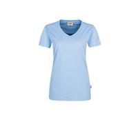 HAKRO Damen V-Shirt Mikralinar® | Damen | 0181020009 | eisblau |...