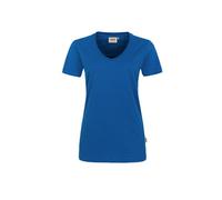 HAKRO Damen V-Shirt MIKRALINAR® royalblau, 6XL