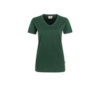 HAKRO - Damen V-Shirt Mikralinar® 181, tanne, Größe XS