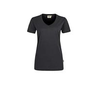 Damen V-Shirt "PERFORMANCE" 181 karbongrau L