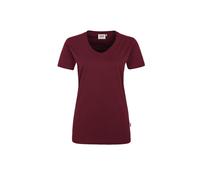 HAKRO Damen V-Shirt Mikralinar® | Damen | 0181017008 | weinrot |...