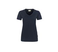 Hakro Damen V-Shirt Mikralinar® - Tinte , XL (EU)