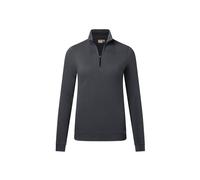 Hakro Damen Zip-Longsleeve Piqué Mikralinar Eco 0335 karbongrau S