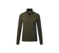HAKRO Regular Fit Damen Longsleeve olive, Einfarbig