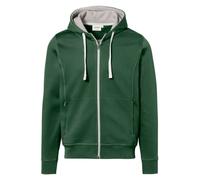 HAKRO Essentials Comfort Fit Sweatjacke mit Kapuze tanne/silber, Einfarbig