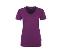 Hakro No. 0181 Damen V-Shirt MIKRALINAR® aubergine - 3XL