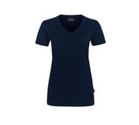 HAKRO Damen V-Shirt Mikralinar® 181, tinte, Größe XS (Arbeitshemd & Arbeitsshirt)