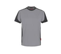Hakro No. 0290 T-Shirt Contrast MIKRALINAR® titan/anthrazit - 5XL