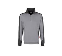 HAKRO Zip-Sweatshirt Contrast MIKRALINAR® titan/anthrazit, S - 47 - titan/anthrazit | S