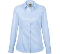 HAKRO Hemd Business Comfort 108 - langarm, bügelfreier Baumwoll-Popeline, Kent-Kragen, blau 2XS