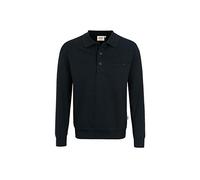 Hakro Herren Pocket-Polo-Sweatshirt Premium # 457 (2XL, schwarz)