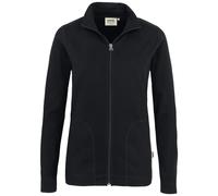 HAKRO Interlock Sweatjacke Damen #227 Gr. M schwarz