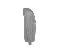 Hakro Kapuzen-Sweatjacke Premium Unisex 0605 grau meliert L