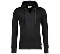 HAKRO Kapuzen-Sweatjacke Premium Herren #605 Gr. XS schwarz