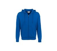 HAKRO Comfort Fit Sweatjacke mit Kapuze royal, Einfarbig