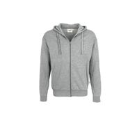 Hakro Kapuzen-Sweatjacke Premium Unisex 0605 grau meliert L