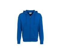HAKRO Comfort Fit Sweatjacke mit Kapuze royal, Einfarbig