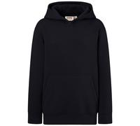 HAKRO Kinder Kapuzen-Sweatshirt #562 Gr. 158/164 schwarz