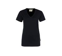 HAKRO Regular Fit Damen T-Shirt schwarz, Einfarbig