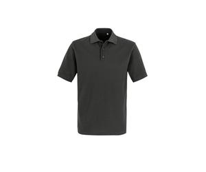 Hakro Label-Free Poloshirt Heavy Mikralinar Eco 0503 karbongrau XL
