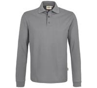 HAKRO Langarm Poloshirt Performance Herren #815 Gr. L titan