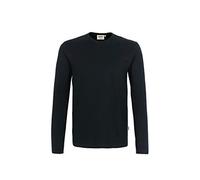 HAKRO 278 Body Fit Longsleeve schwarz, Einfarbig
