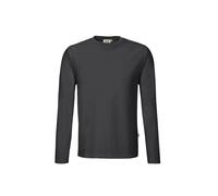 HAKRO Longsleeve Mikralinar® 279, karbongrau, Größe L (Arbeitshemd & Arbeitsshirt)