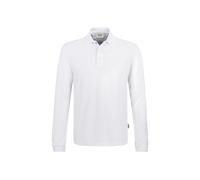 Hakro No. 0821 Longsleeve-Poloshirt MIKRALINAR® HACCP weiß - 6XL