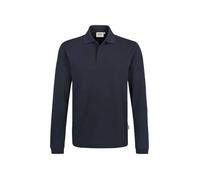 HAKRO Longsleeve-Poloshirt HACCP Mikralinar® 821, tinte, Größe XS (Arbeitshemd & Arbeitsshirt)