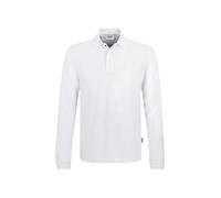 HAKRO Longsleeve-Poloshirt HACCP Mikralinar® 821, weiß, Größe 2XL (Arbeitshemd & Arbeitsshirt)