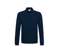 HAKRO Longsleeve-Poloshirt HACCP Mikralinar® 821, tinte, Größe M (Arbeitshemd & Arbeitsshirt)