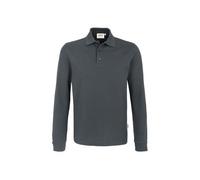 HAKRO Longsleeve-Poloshirt Mikralinar® 815, anthrazit, Größe 5XL (Arbeitshemd & Arbeitsshirt)