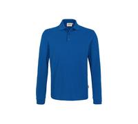 HAKRO Longsleeve-Poloshirt Mikralinar® 815, royalblau, Größe M (Arbeitshemd & Arbeitsshirt)
