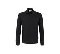 HAKRO Longsleeve-Poloshirt Mikralinar® 815, schwarz, Größe S (Arbeitshemd & Arbeitsshirt)