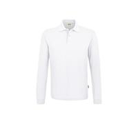 HAKRO Longsleeve-Poloshirt Mikralinar® 815, weiß, Größe 6XL (Arbeitshemd & Arbeitsshirt)