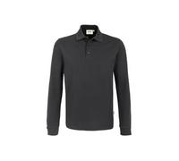 HAKRO Longsleeve-Poloshirt 815 Mikralinar® XS karbongrau