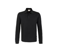 HAKRO Longsleeve-Poloshirt Mikralinar® 815, schwarz, Größe 2XL (Arbeitshemd & Arbeitsshirt)