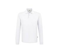HAKRO Longsleeve-Poloshirt Mikralinar® 815, weiß, Größe 6XL (Arbeitshemd & Arbeitsshirt)