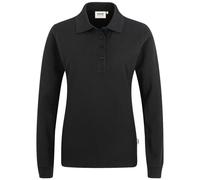 Damen-Langarm-Poloshirt "PERFORMANCE" 215 schwarz 6XL