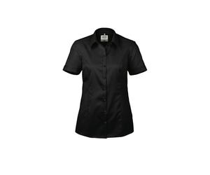Hakro No. 0112 1/2-Arm Bluse Business schwarz - M