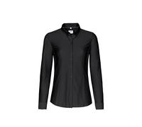 HAKRO Bluse Natural Stretch 129 Damen Regular Fit Schwarz Größe 2XS