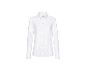 Hakro No. 0129 Bluse Natural Stretch weiß - XXS