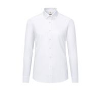 HAKRO Regular Fit Hemd weiss, Einfarbig