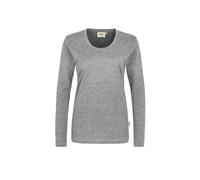 Hakro No. 0178 Damen Longsleeve Classic grau meliert - S