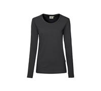 Hakro Damen Longsleeve Mikralinar® - Karbongrau , S (EU)