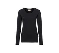 Hakro Damen Longsleeve Mikralinar® - Schwarz , M (EU)