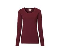 Hakro Damen Longsleeve Mikralinar® - Weinrot , S (EU)