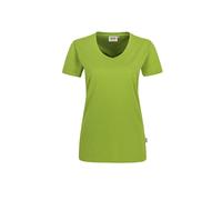 Hakro No. 0181 Damen V-Shirt MIKRALINAR® kiwi - 4XL